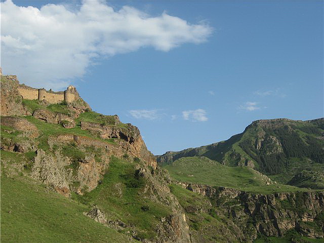 თმოგვის ციხე, ნაქალაქარი